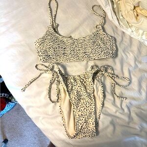 Target Xhileration NWT speckled spotted bikini